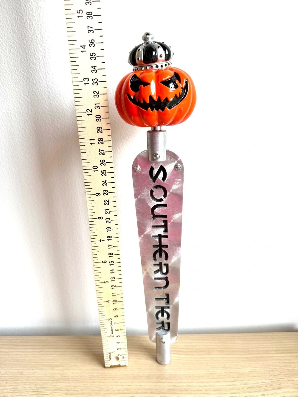 Southern Tier Pumking Metal Two Piece Craft Beer Bar Tap Handle Set Breweriana